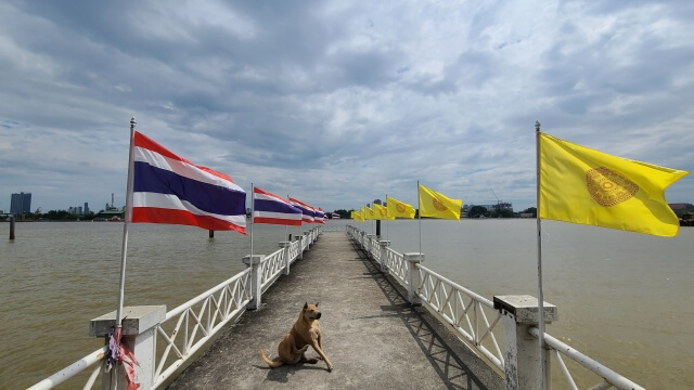 タイの国旗と王族の国旗 f (1)